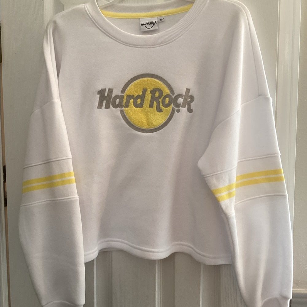 Hard Rock Cafe Cropped Sweatshirt